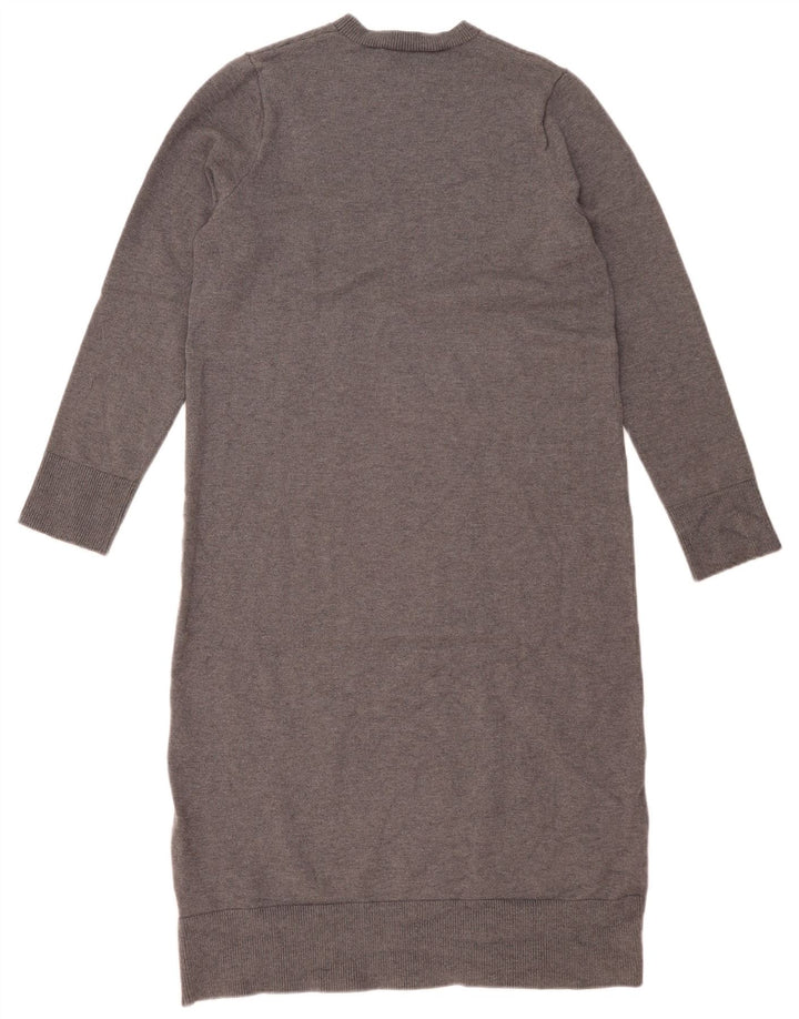 Γυναικείο φόρεμα ZARA UK 14 Large Grey Viscose