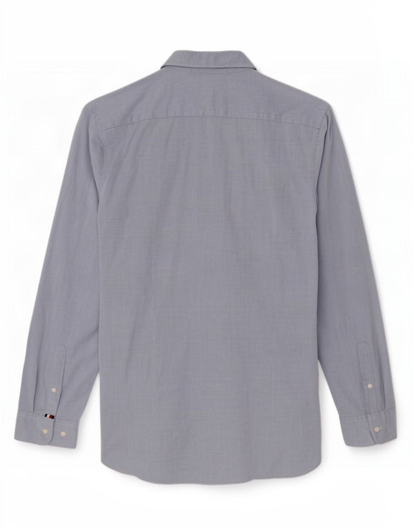 Ανδρικό πουκάμισο Tommy Hilfiger Slim Fit 2XL Μπλε γεωμετρικό βαμβακερό
