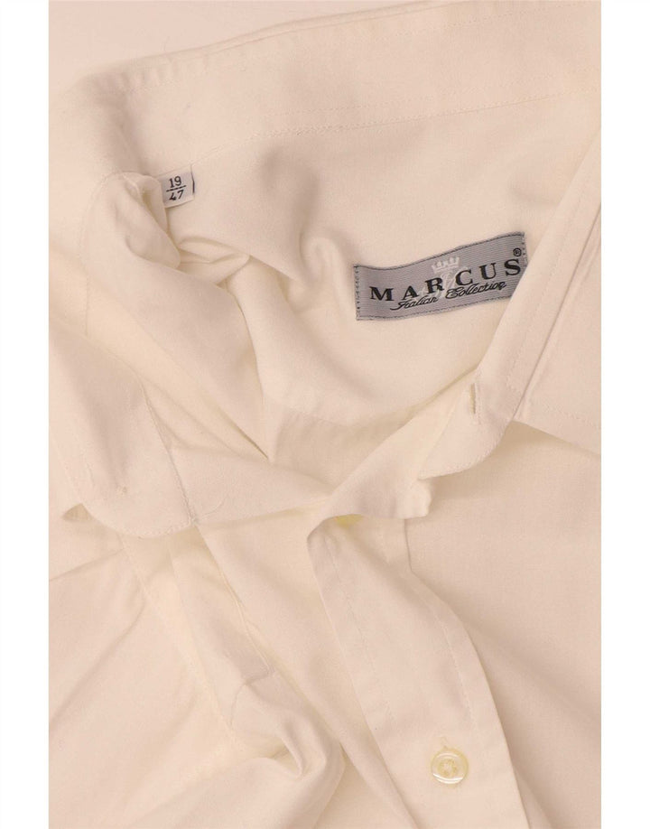 Ανδρικό πουκάμισο Marcus 19 47 3XL Λευκό