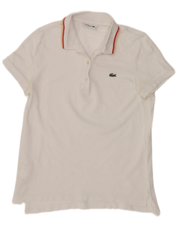 Γυναικείο πουκάμισο Polo Lacoste Νούμερο 38 Medium White
