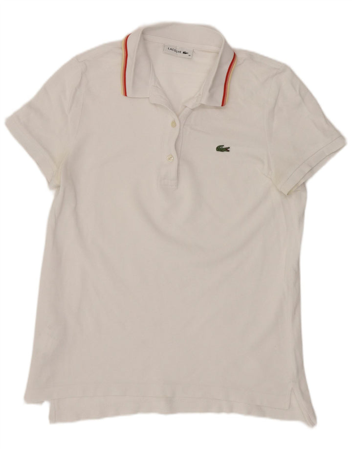 Γυναικείο πουκάμισο Polo Lacoste Νούμερο 38 Medium White
