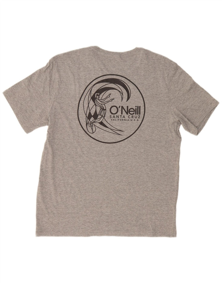 O'NEILL Ανδρικό γραφικό μπλουζάκι Santa Cruz Regular Fit Top XL Grey Flecked