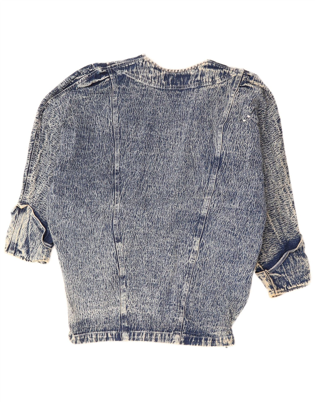 JAZZINO Γυναικείο 3/4 μανίκι τζιν μπουφάν UK 18 XL μπλε φλοράλ