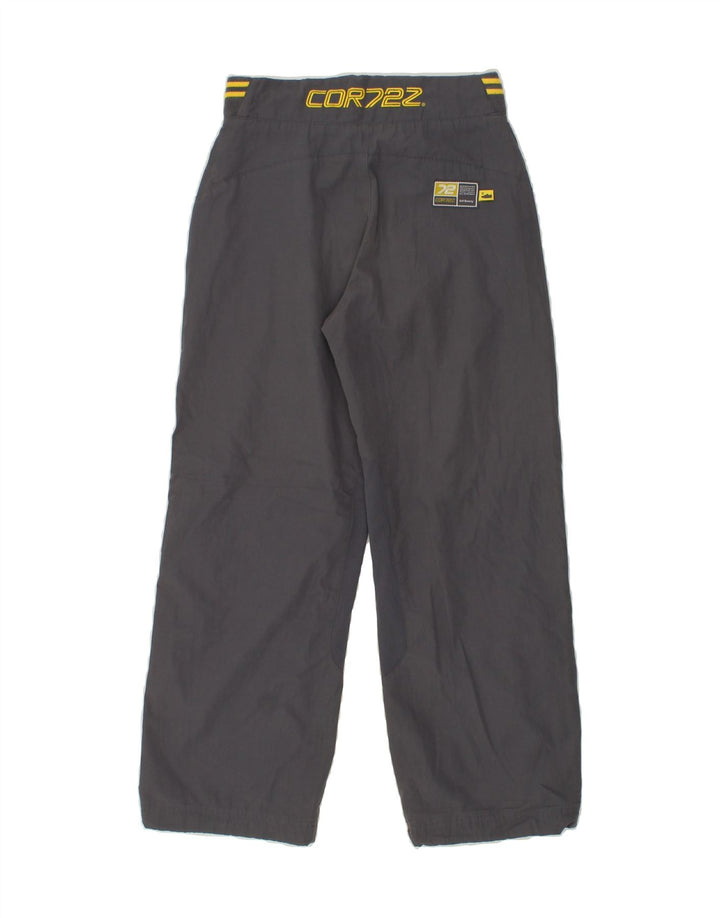 NIKE Boys Graphic Tracksuit Trousers 10-11 Years Medium Grey Polyester Vintage Nike and Second-Hand Nike from Messina Hembry 