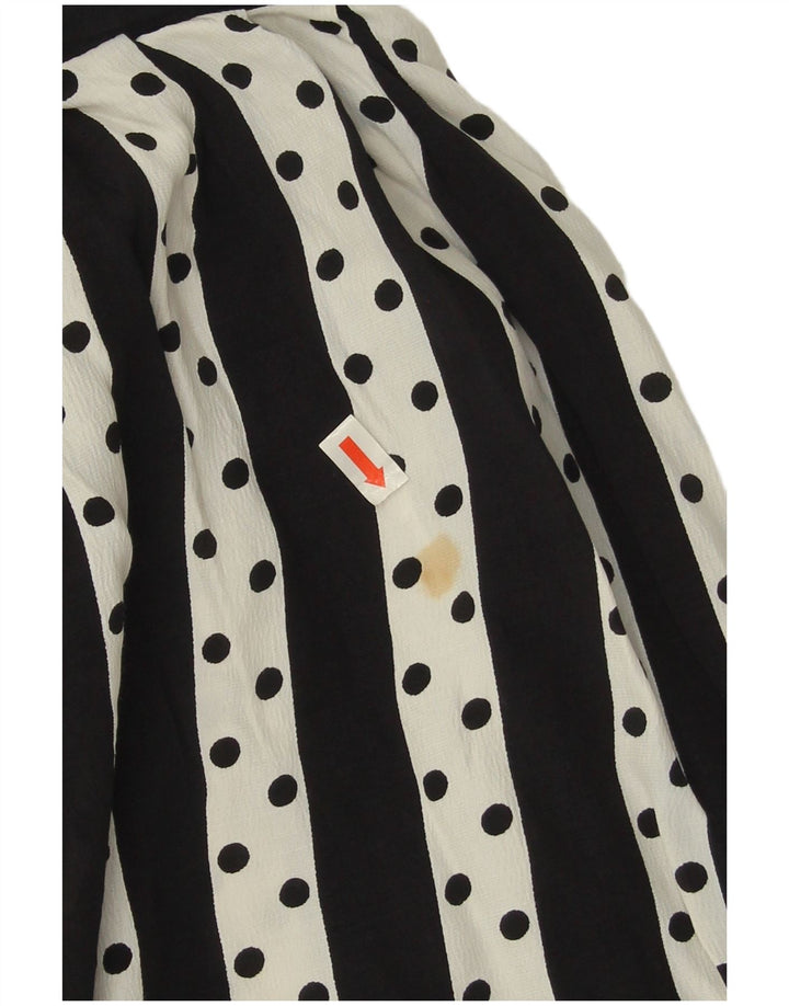 Γυναικεία φούστα Wichele IT 42 Medium W30 Λευκή ριγέ βισκόζη