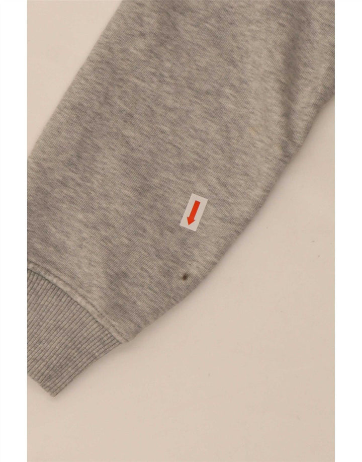 Tommy Hilfiger Γυναικεία φούτερ υπερμεγέθη Crop Jumper UK 10 Small Grey
