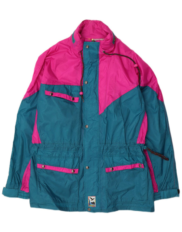 Ανδρικό μπουφάν SALEWA Windbreaker UK 42 XL Pink Colourblock Polyamide