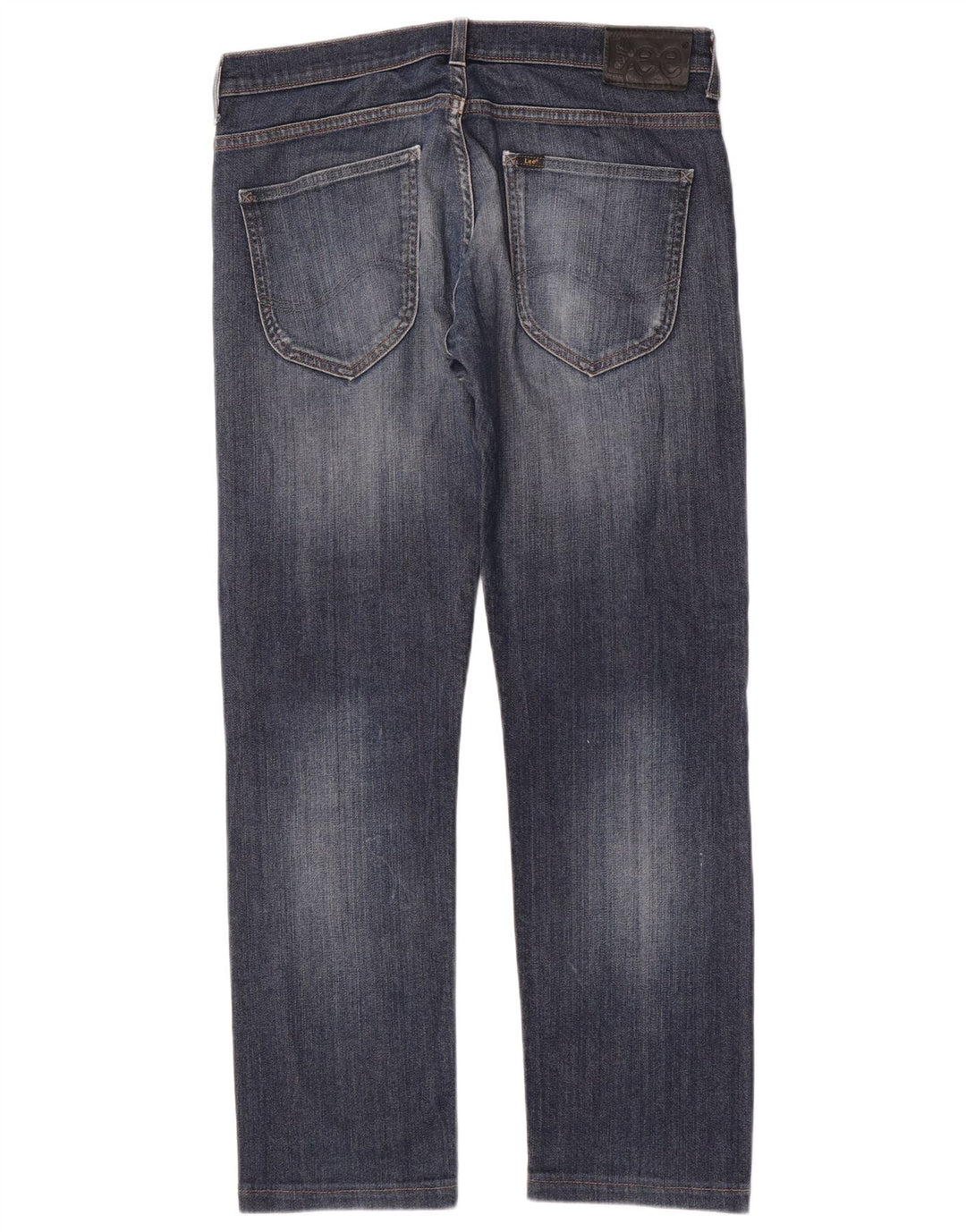 Lee Mens Powell Straight Jeans W33 L30 Blue Cotton