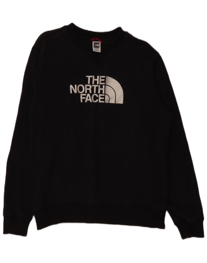 THE NORTH FACE Ανδρικό γραφικό φούτερ Jumper μεγάλο μαύρο βαμβακερό