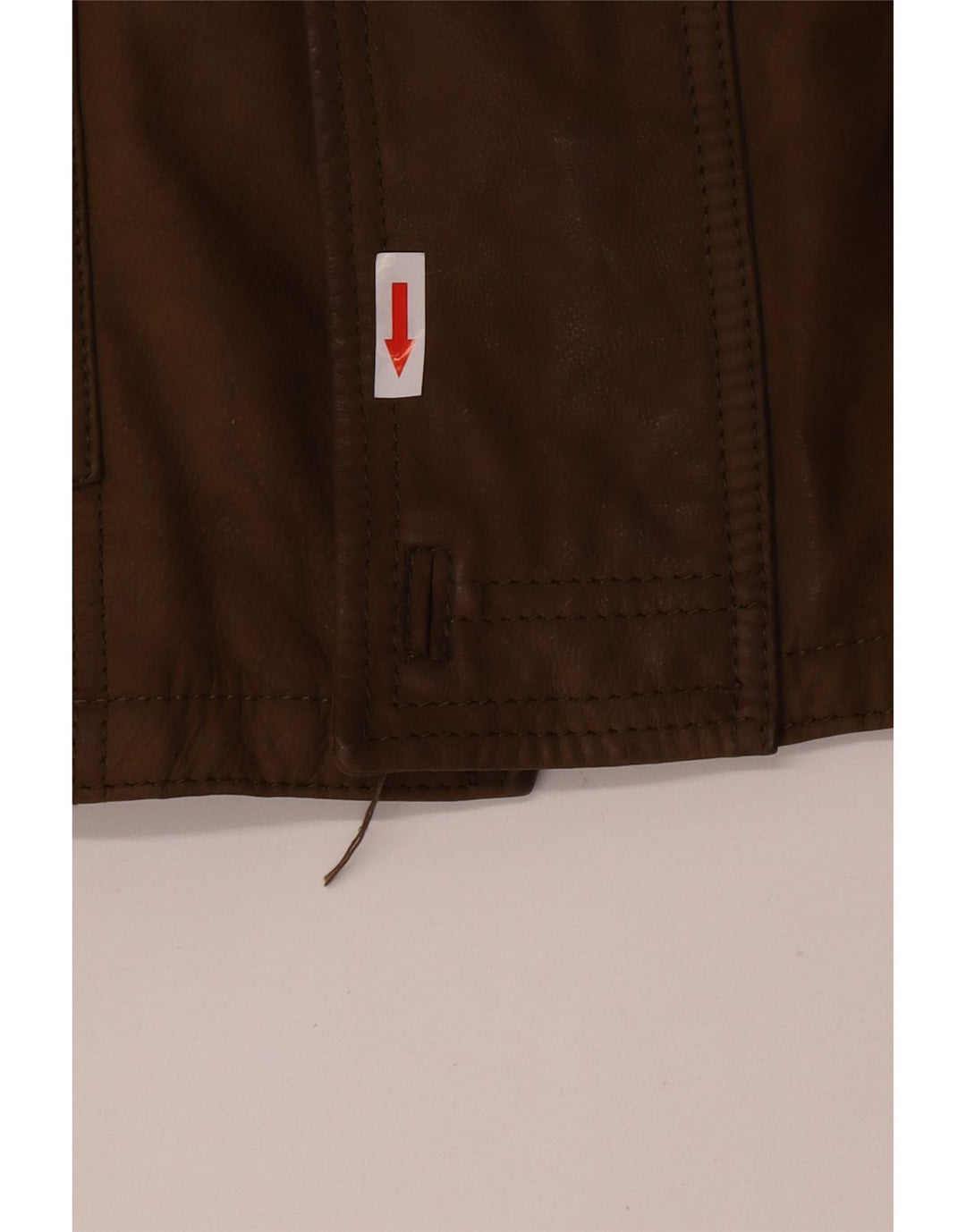 Martin Eden Ανδρικό Δερμάτινο Παλτό IT 50 Large Khaki Leather