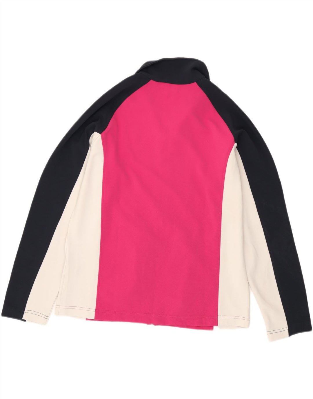 Kappa γυναικεία αθλητική φόρμα Top Jacket UK 16 Large Pink Colourblock Polyester