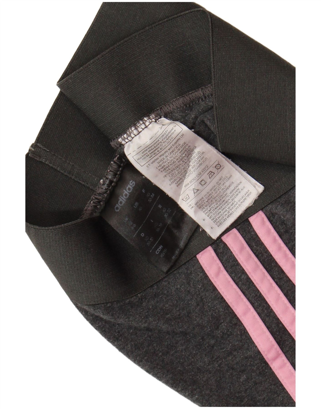 Γυναικείο κολάν ADIDAS UK 4/6 XS Γκρι βαμβακερό