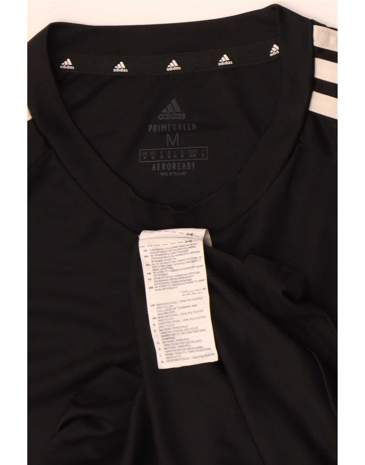 Adidas Ανδρικό T-Shirt Aeroready Top Medium Black Polyester