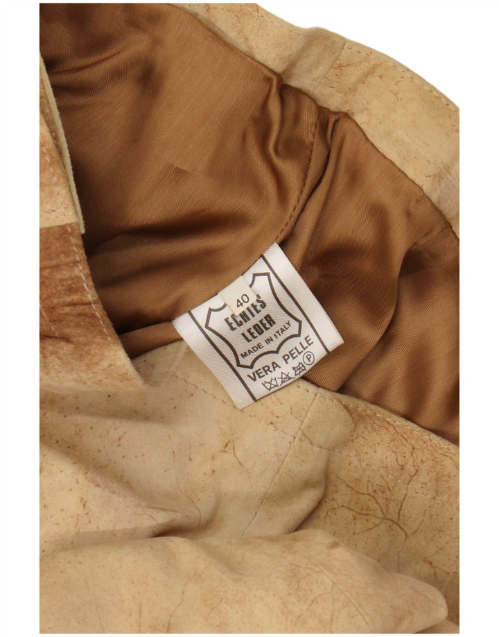 Vintage γυναικείο μποτάκι παντελόνι IT 40 Small W30 L31 Brown Tie Dye