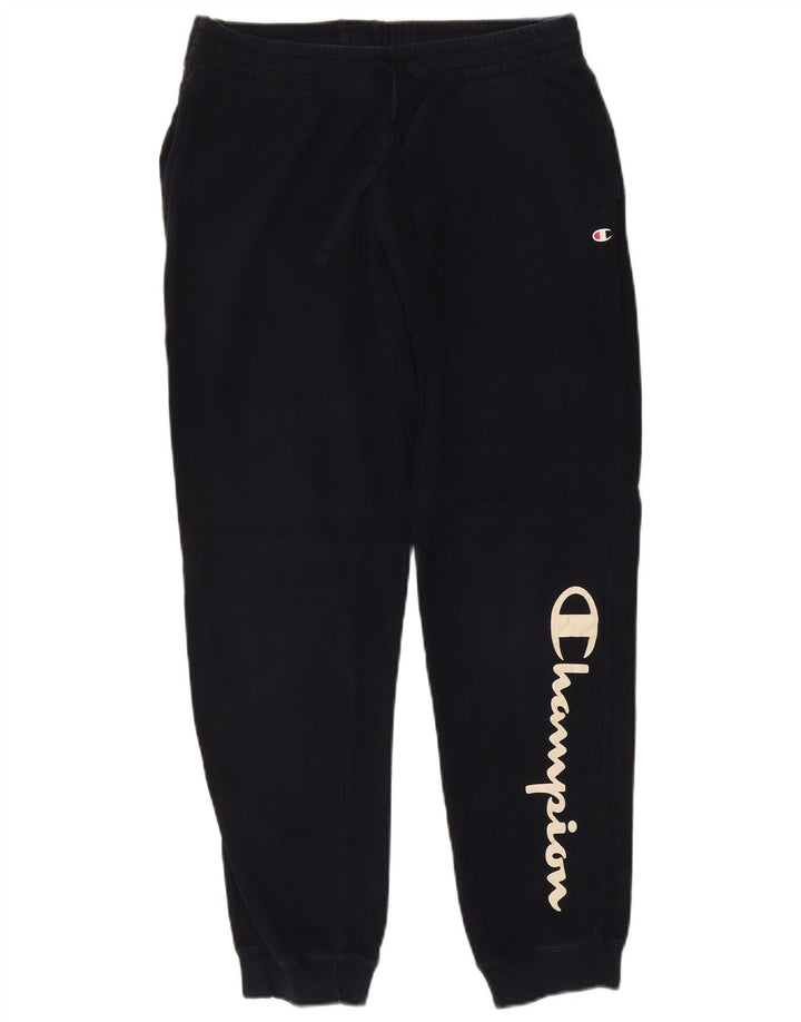 CHAMPION Ανδρικές φόρμες γραφικές Παντελόνι Joggers Large Navy Blue