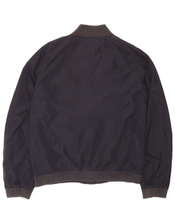 ARMANI JUNIOR Bomber Bomber Jacket 15-16 Years Navy Blue Polyester