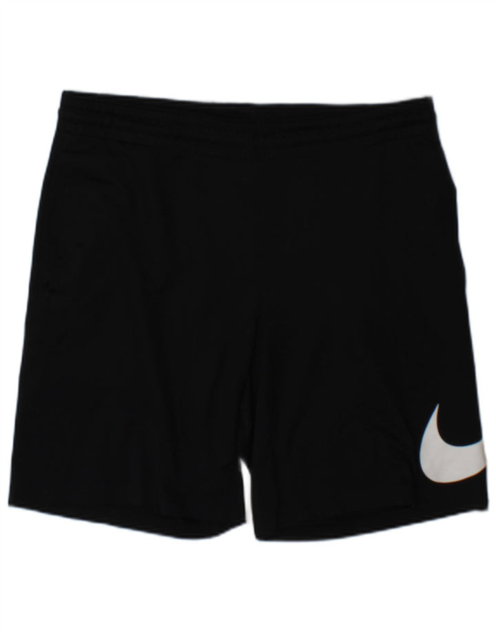 Γραφικό αθλητικό σορτς Nike ανδρικό Dri Fit, μικρό μαύρο πολυεστέρα