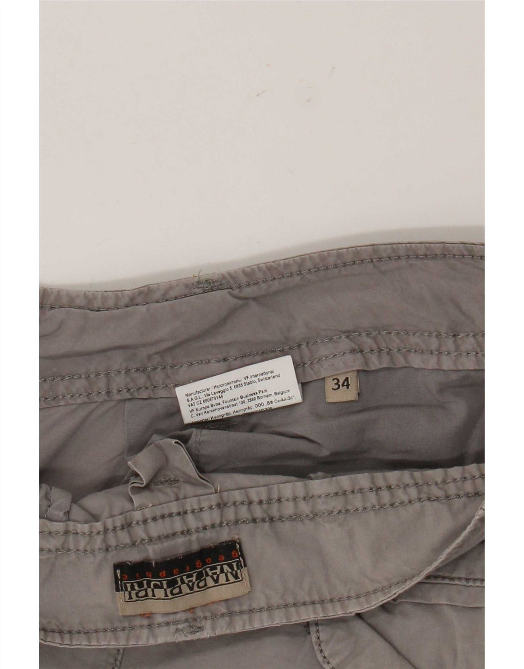 Ανδρικό σορτς Cargo Napapijri W34 Large Grey