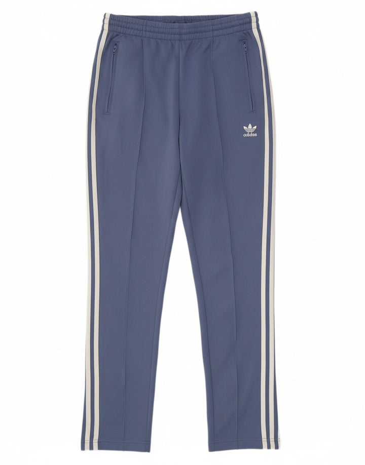 ADIDAS Womens Tracksuit Trousers UK 10 Small  Blue Polyester