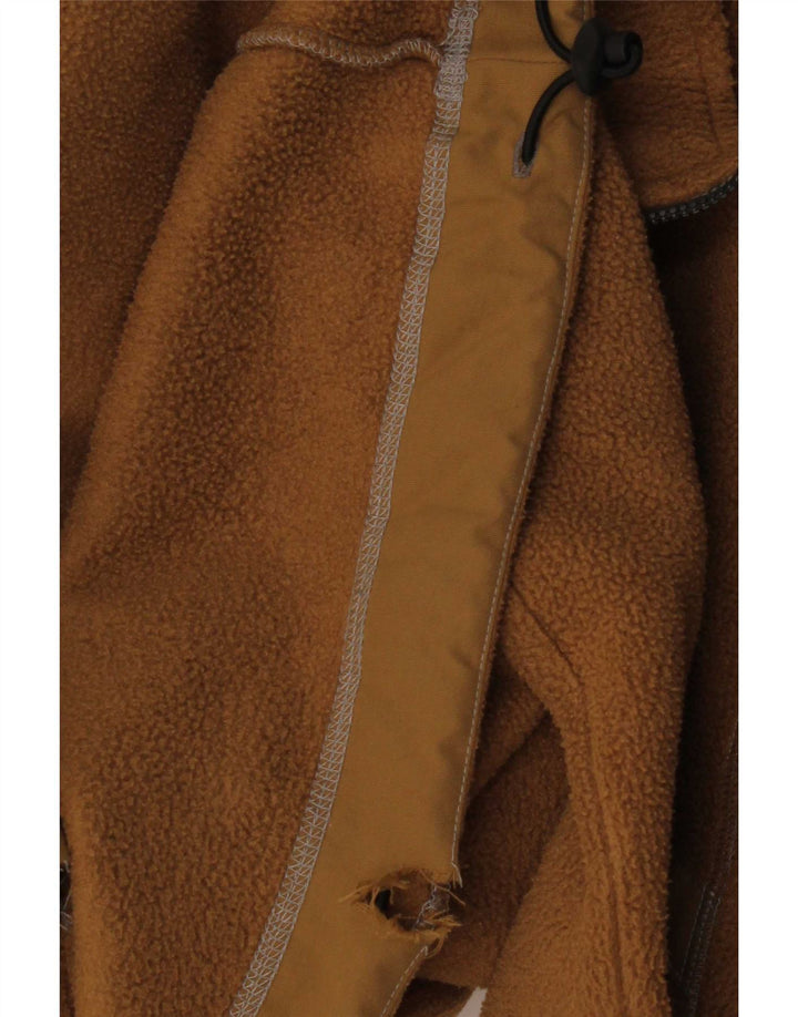 Murphy & Nye Ανδρικό φερμουάρ Fleece Jumper Μεγάλο Μπεζ Πολυεστέρας