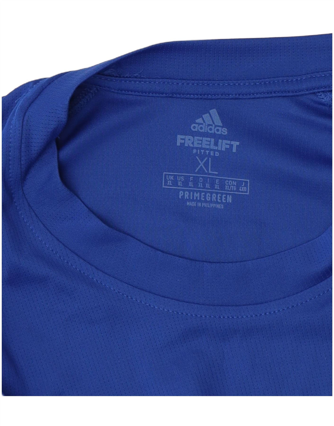 Adidas Ανδρικό T-Shirt Aeroready Top XL Blue Polyester