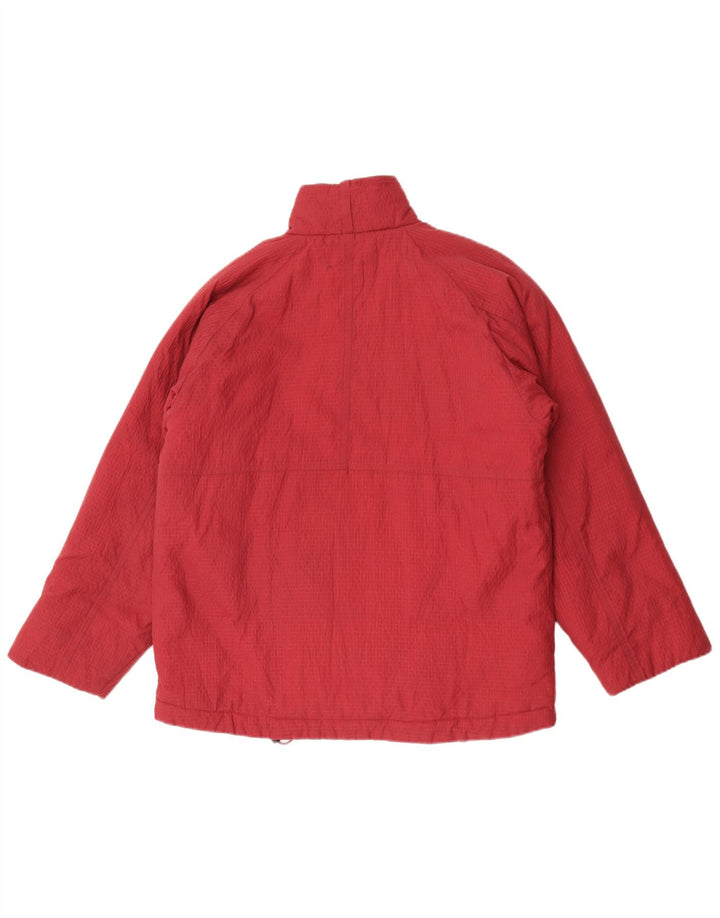 Μπουφάν Nike Boys Windbreaker 12-13 Years Large Burgundy Check Nylon