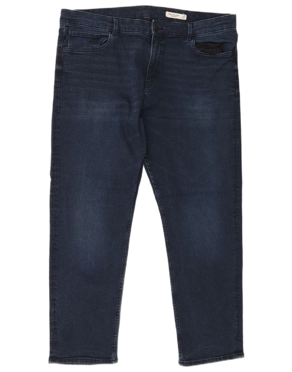 Marks & Spencer Γυναικεία Straight Jeans UK 20 2XL W40 L27 Navy Blue