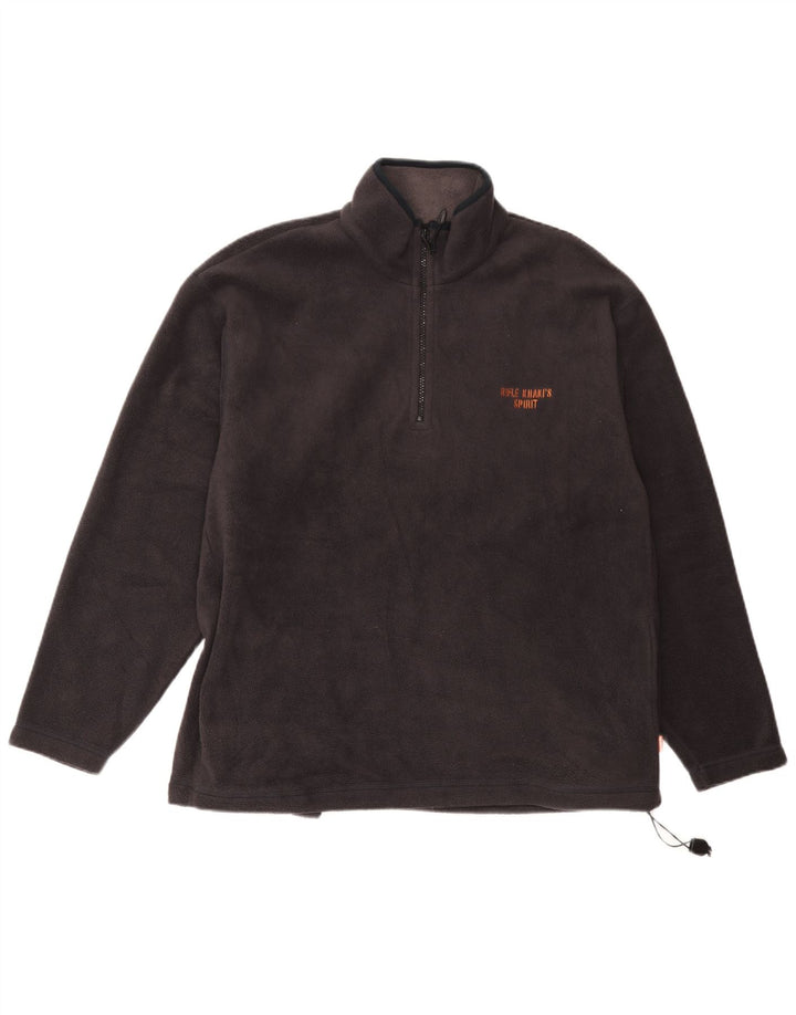 Rifle Ανδρικό φερμουάρ Fleece Jumper Μεσαίο Γκρι Πολυεστέρας