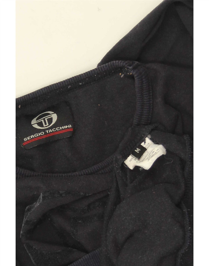 Sergio Tacchini Γυναικείο τοπ με γραφικό μακρυμάνικο 12 μεσαίο μπλε ναυτικό