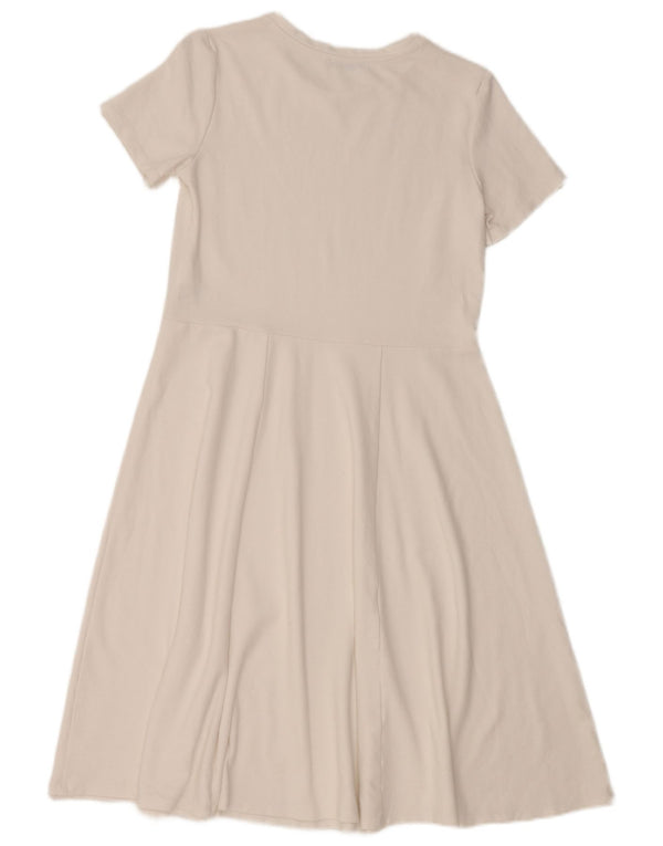 Γυναικείο φόρεμα ZARA A-Line UK 10 Small White Viscose