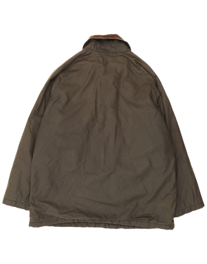 Brugi Ανδρικό κερωμένο βαμβακερό μπουφάν UK 38 Medium Khaki