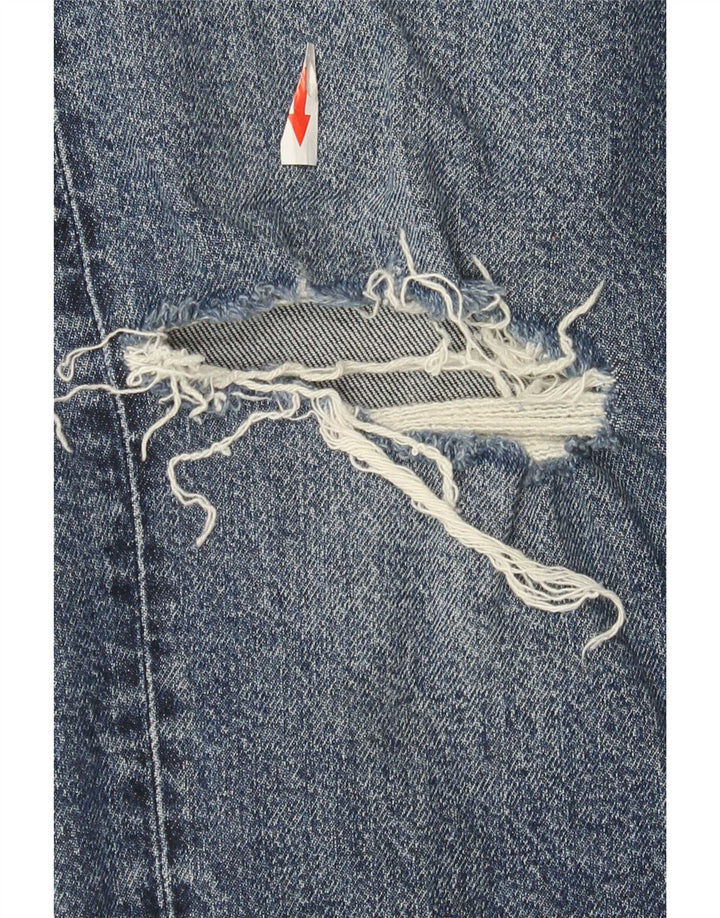 Zara Γυναικεία στραβά τζιν EU 40 Medium W30 L28 Μπλε βαμβακερό