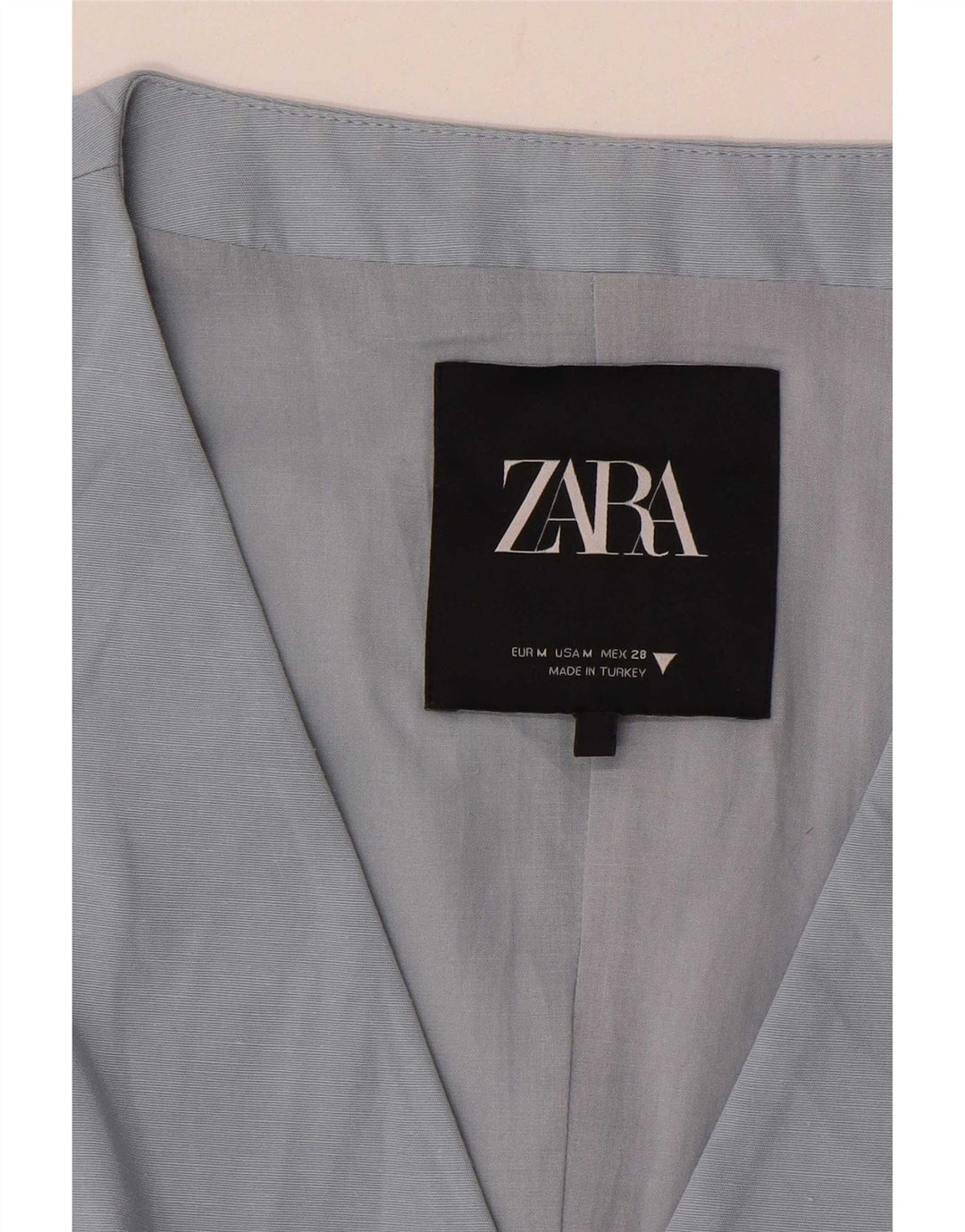Zara Γυναικείο Γιλέκο UK 12 Medium Blue