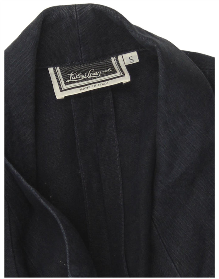 Luisa Spagnoli Γυναικείο σακάκι με 1 κουμπί UK 10 Small Navy Blue