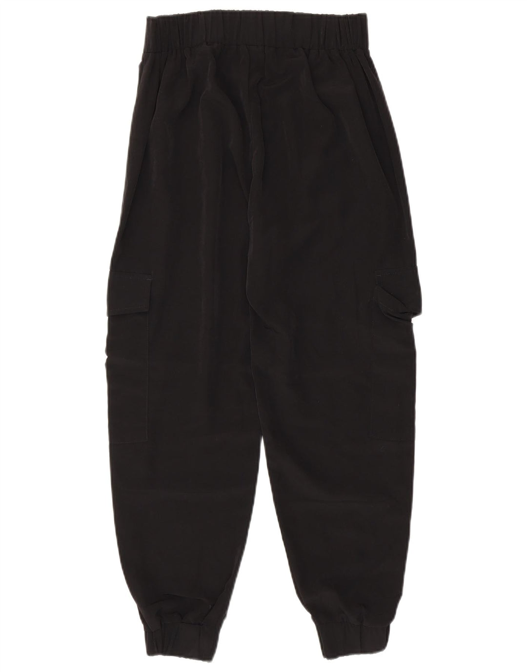 Zara Womens Joggers Cargo Παντελόνι XS W24 L25 Μαύρο Πολυεστέρας