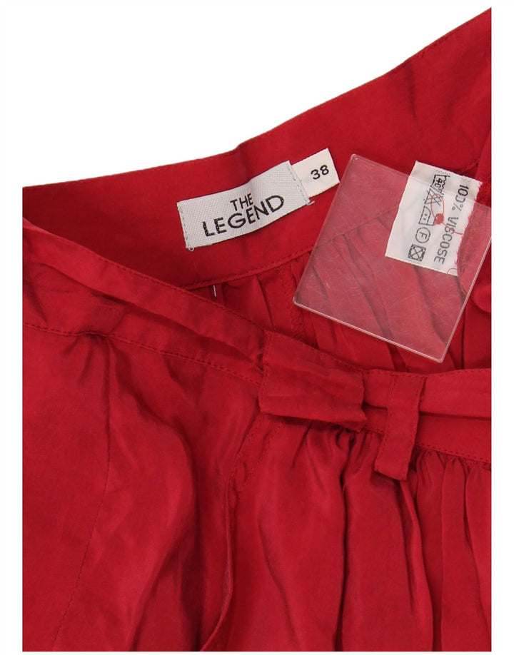 Γυναικεία φούστα VINTAGE A-Line EU 38 Medium W28 Red Viscose