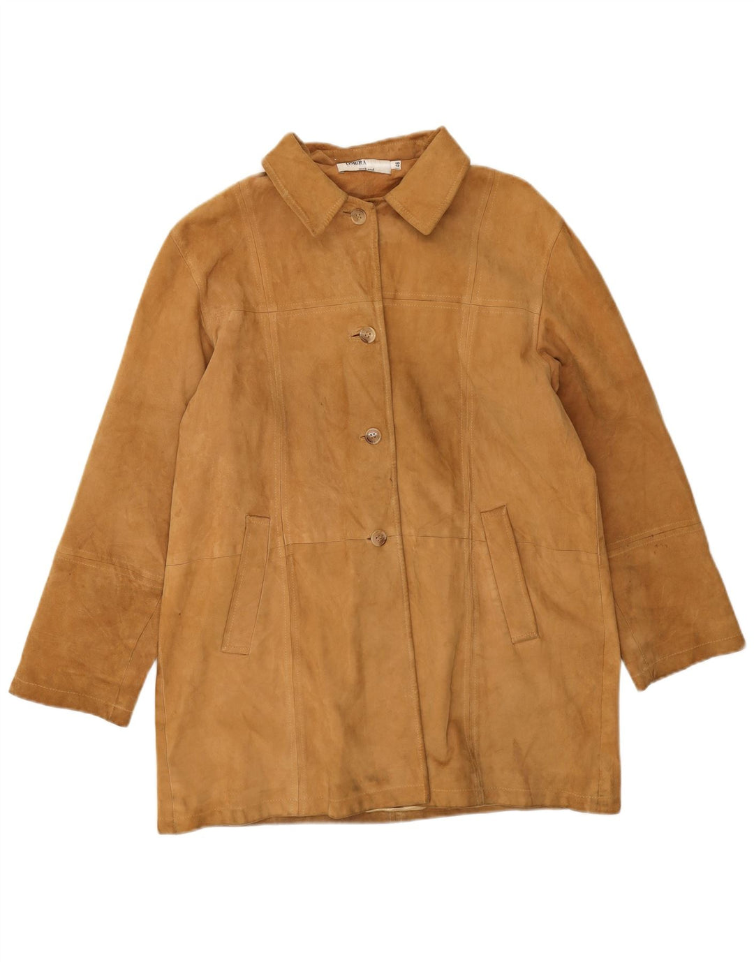 Ανδρικό Suede Jacket Ombraluce IT 46 Large Brown Δερμάτινο