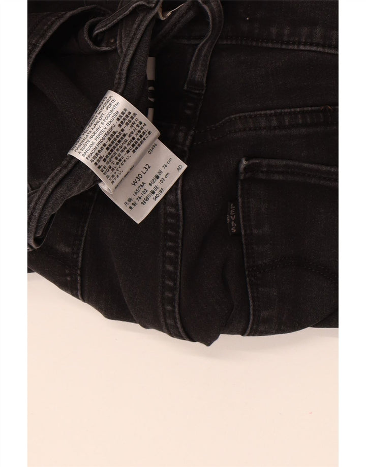 Levi's Womens 312 Shaping Slim Jeans W30 L32 Μαύρο βαμβακερό