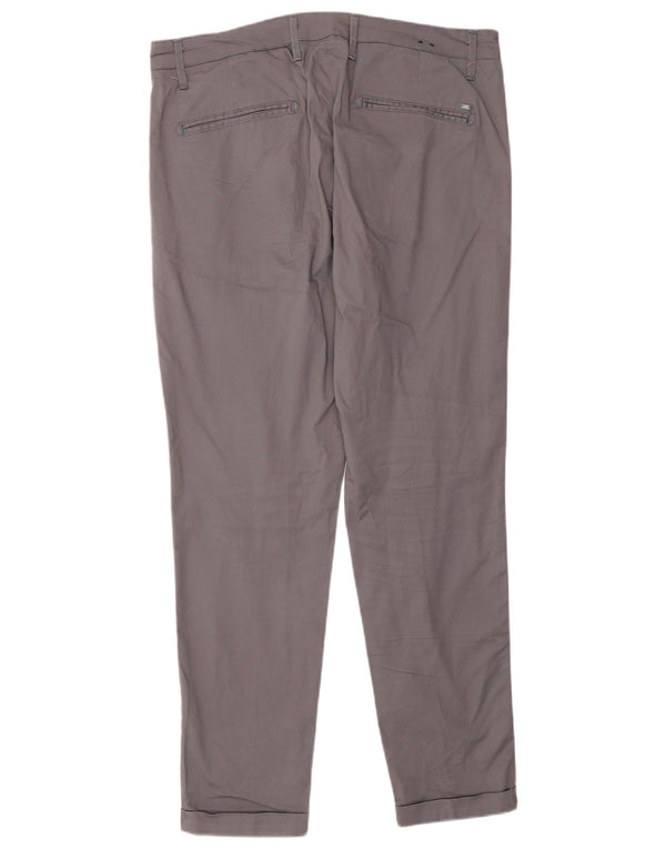 Liu Jo Mens Slim παντελόνι Chino IT 50 Large W34 L28 Γκρι βαμβακερό
