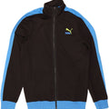 PUMA Boys Graphic Tracksuit Top Jacket 13-14 Years Black Colourblock Vintage Puma and Second-Hand Puma from Messina Hembry 