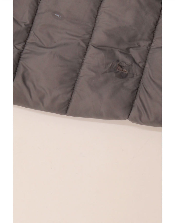 MICHAEL KORS Γυναικείο παλτό με κουκούλα UK 16 Large Grey Nylon