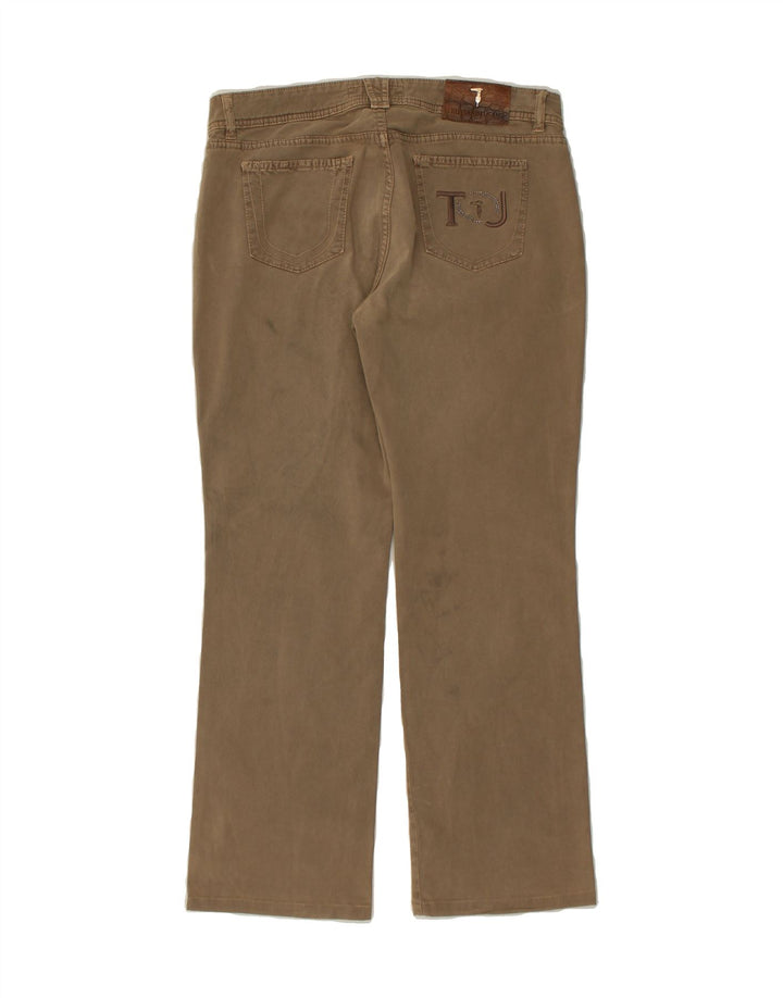 TRUSSARDI Womens Bootcut Jeans W31 L29 Beige Vintage Trussardi and Second-Hand Trussardi from Messina Hembry 