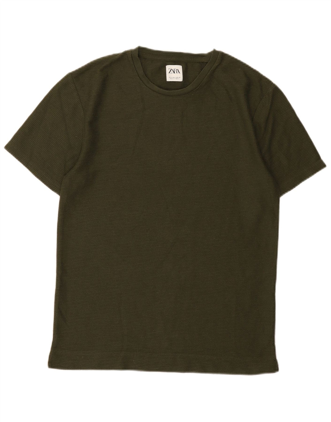 Zara Ανδρικό T-Shirt Top Μικρό Πράσινο