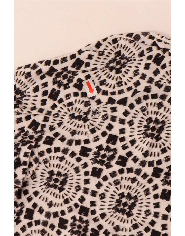 MICHAEL KORS Γυναικείο αμάνικο φόρεμα A-Line UK 18 XL Μαύρο φλοράλ ρεγιόν