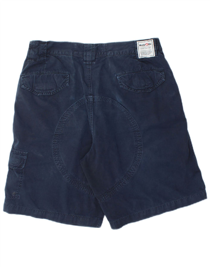 Ανδρικό σορτς Cargo Murphy & Nye W30 Medium Navy Blue Cotton