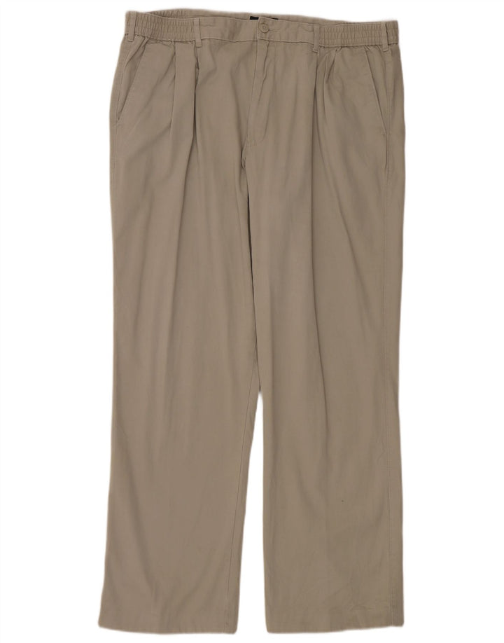 Ανδρικό παντελόνι Chino Marks & Spencer, μπλε Harbor, W42 L33 Beige