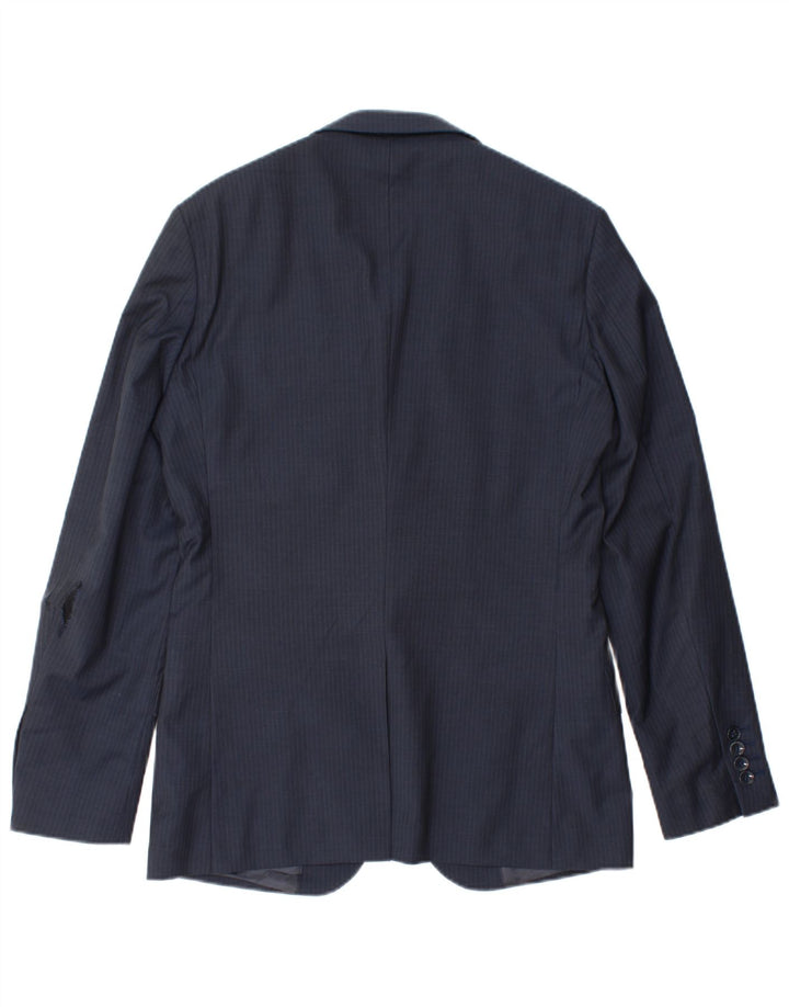 Reiss Ανδρικό σακάκι σακάκι με 1 κουμπί UK 36 Small Navy Blue Wool