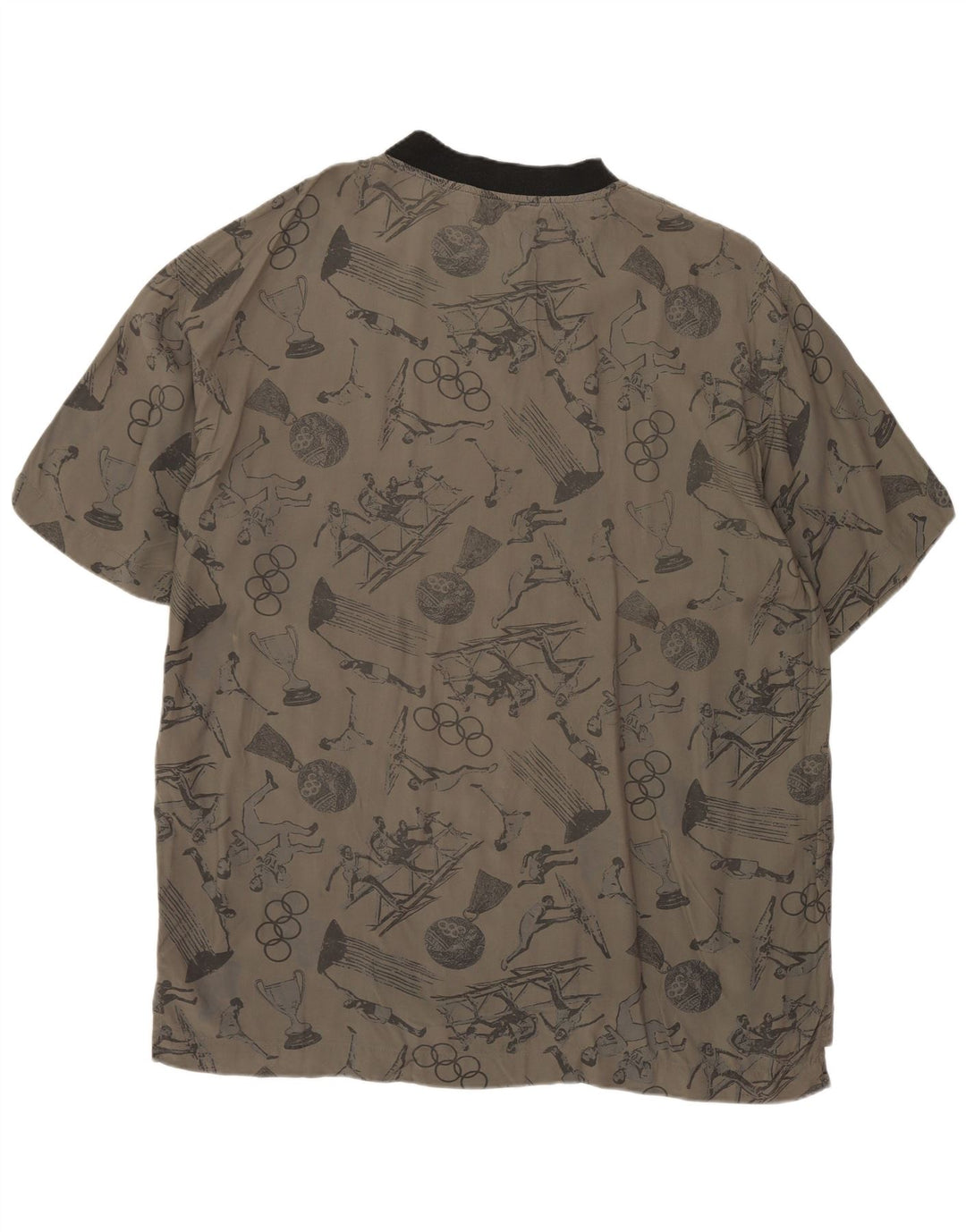 Ανδρικό γραφικό T-Shirt CIAO Top Medium Grey Viscose