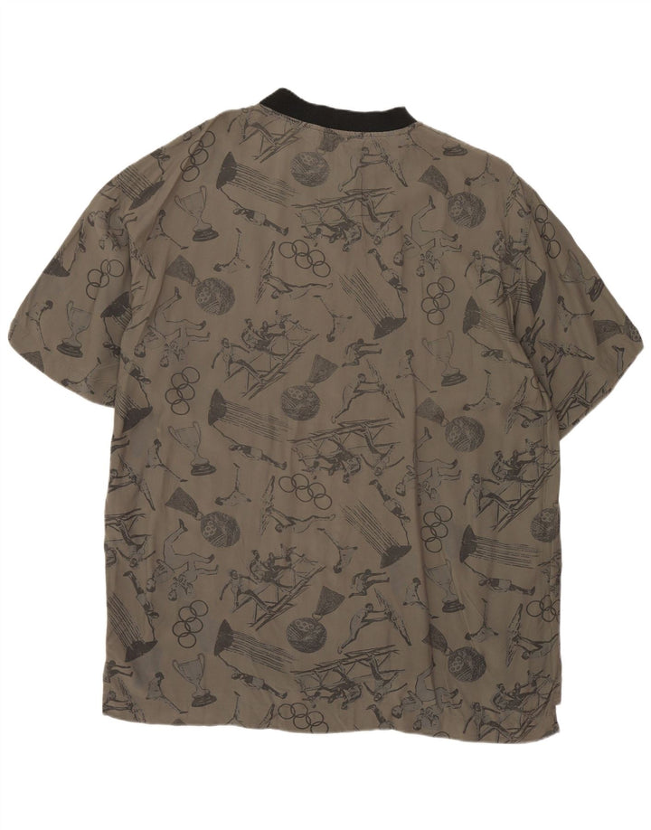 Ανδρικό γραφικό T-Shirt CIAO Top Medium Grey Viscose