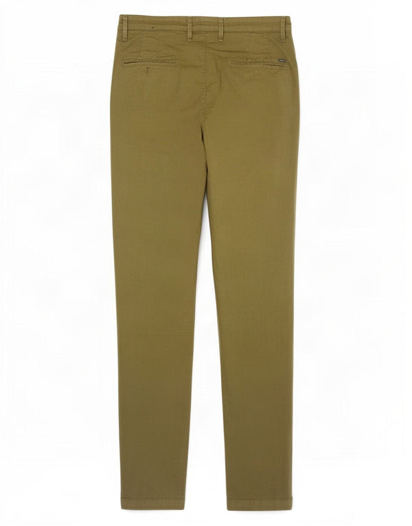 Liu Jo Ανδρικό παντελόνι Chino IT 46 Small W28 L32 Χακί με στίγματα